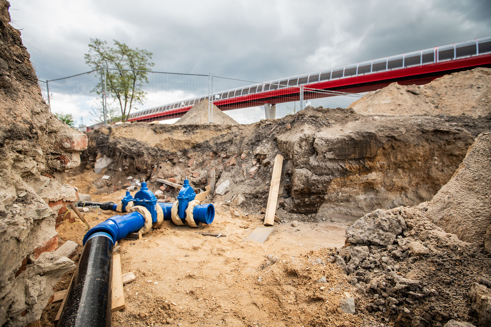 Rekonstrukce ulice K Vápence je v plném proudu
