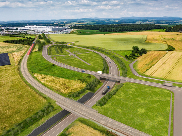 ZAOSTŘENO: Rozvoj centrální průmyslové zóny a dopravní infrastruktury Solnice jih